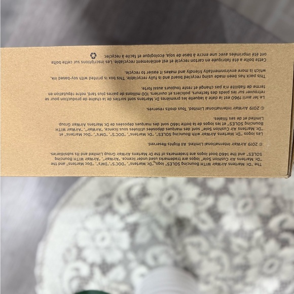 DR. MARTENS WOMEN'S 1460 W PATENT LEATHER FASHION BOOT - SIZE: WOMEN 9. Black - Picture 11 of 14